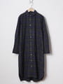 モール糸チェックワンピース