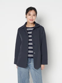 クリアショートフーディジャケット