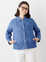 美品　パラスパレス　デニムジャケット　インディゴ　ムラ糸ダンガリー　完売品 6204027_c45_a001_ps.jpg