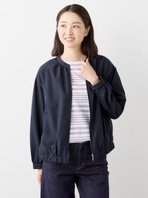 【3buy40%OFF！対象商品】ギャザージップブルゾン