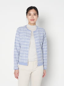 ≪WEB限定/1,111円OFF！対象商品≫ツィードジップブルゾン