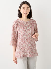 【ブラックフライデー/特別価格】サマーペイズリーブラウス