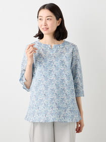 【ブラックフライデー/特別価格】サマーペイズリーブラウス