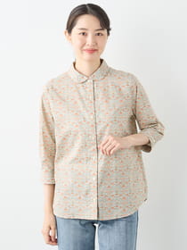 【3buy40%OFF！対象商品】フラワープリントブラウス