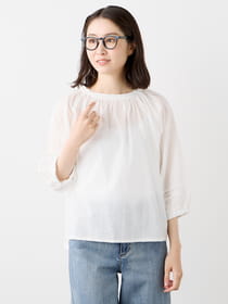 【サプライズセール！対象アイテム】フリンジストライプブラウス