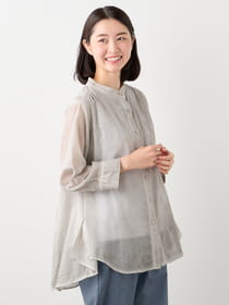 【3buy40%OFF！対象商品】ムラ染ブラウス