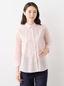 【3buy40%OFF！対象商品】フラワー刺繍ブラウス