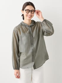 【サプライズセール！対象アイテム】オーガンジーパーカー