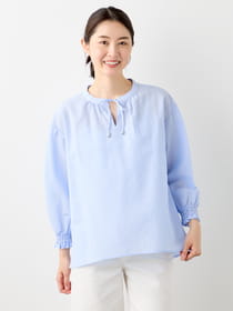 【サプライズセール！対象アイテム】リップルギャザーリングブラウス