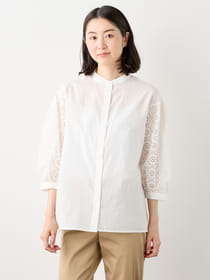 レーススリーブブラウス	