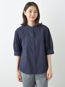 レーススリーブブラウス