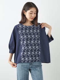 サマー刺繍ブラウス