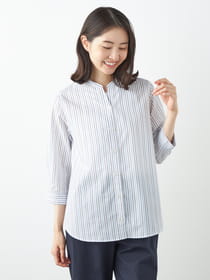 【サプライズセール！対象アイテム】サマーストライプブラウス