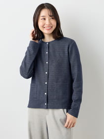 ダブルフェイスカーディガン