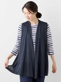 【3buy40%OFF！対象商品】シアーフライスジレ