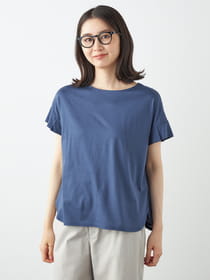 タックスリーブ半袖カットソー