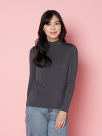 【3buy40%OFF！対象商品】ベア天竺チビハイネック