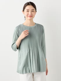 【3buy40%OFF！対象商品】プリーツドッキングプルオーバー