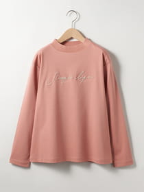 【3buy40%OFF！対象商品】リブ付ロゴプルオーバー