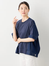 【3buy40%OFF！対象商品】ダンガリードッキングプルオーバー