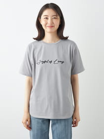 【 フラッシュセール / 対象アイテム 】ロゴチェーン刺繍半袖Tシャツ