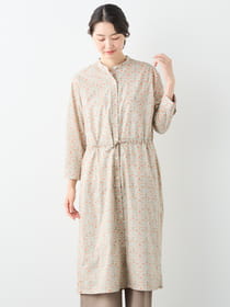 フラワープリントワンピース