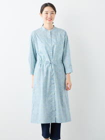 フラワープリントワンピース