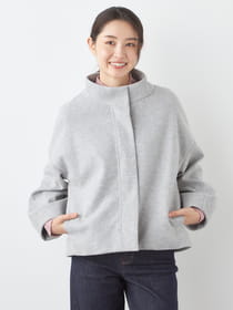 スタンドカラーショートジャケット（6205052）｜women