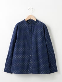 ドットドビーブラウス
