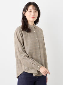 Ｗガーゼグレンブラウス