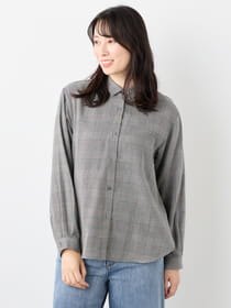 Ｗガーゼグレンブラウス