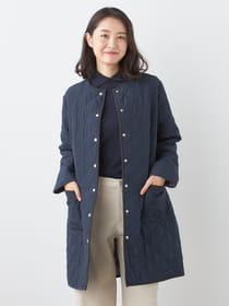 キルトステッチコート