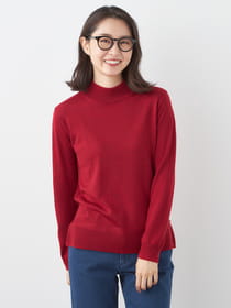 【早割30%OFF対象】メリノウールハイネックニット