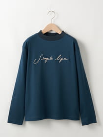 【3buy40%OFF！対象商品】リブ付ロゴプルオーバー