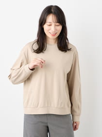 ポンチボリュームスリーブプルオーバー