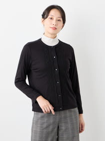 【3buy40%OFF！対象商品】スカラップレースカーディガン