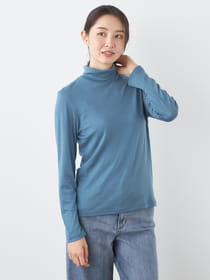 ハーフミラノタートルプルオーバー