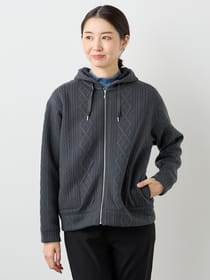 【3buy40%OFF！対象商品】裏ボアジャガードパーカー