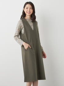 【早割30%OFF対象】ポンチジャンパースカート