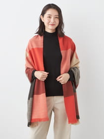 ブロックチェックストール