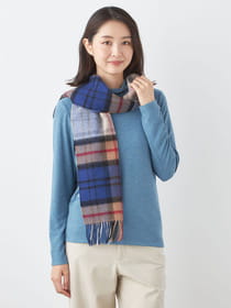 タータンチェックマフラー