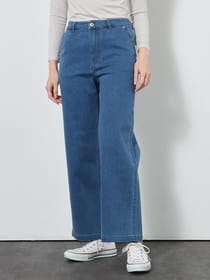 ワイドデニムパンツ