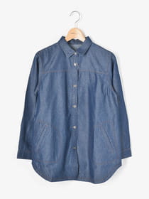 スフレダンガリーブラウス