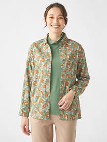 ミュシャプリントブラウス