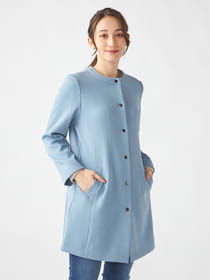 メランジュロングコート