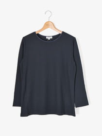 ネックサテンカットソー