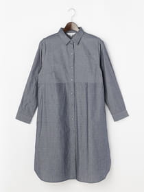 ストライプダンガリーブラウス