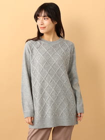 バイヤスケーブルニット