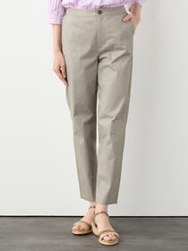 【15号】リネンプラステーパードパンツ