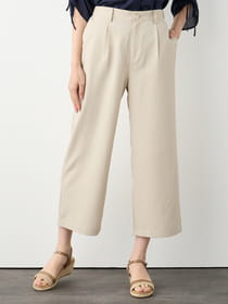 【15号】フェイクリネンイージーパンツ